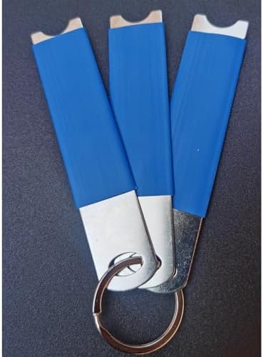 3 Pack Pry Door Hand Tool Emergency Key Spring Steel Prying Tool Protective Sleeve